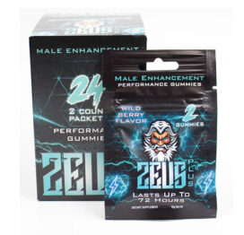 Zeus Plus Gummies Male Enhancement Wild Berry 48 Pack