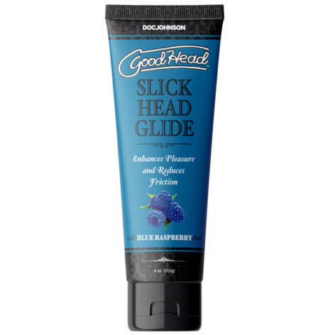 GoodHead Slick Head Glide Blue Raspberry 4oz, Doc Johnson