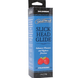 GoodHead Slick Head Glide Strawberry 4oz, Doc Johnson