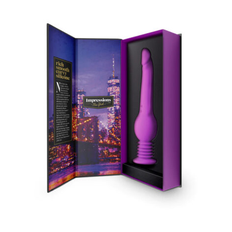 Impressions New York GyroQuake Thumping Dildo Purple, Blush