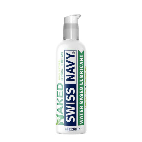 Swiss Navy Naked Water Based Lubricant 8oz (237ml)