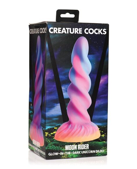 Creature Cocks Moon Rider Unicorn Dildo Glow In The Dark