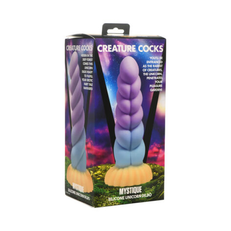 Creature Cocks Mystique Unicorn Silicone Dildo, XR Brands