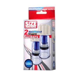 Size Matters Max Twist Nipple Suckers 2pc, XR Brands