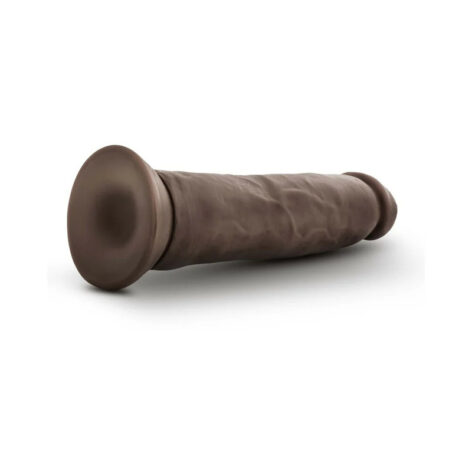Dr. Skin Plus 9" Thick Posable Dildo w/Suction Cup Chocolate