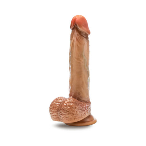 Renaissance Raphael 9.5in Dildo Sliding Foreskin Tan, Blush