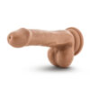 Dr. Skin Plus 6in Posable Dildo w/Balls Mocha, Blush