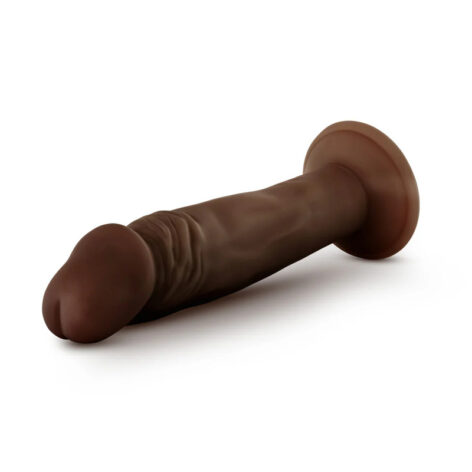 Dr. Skin Plus 6in Posable Dildo w/Suction Cup Chocolate