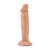 Dr. Skin Plus 6in Posable Dildo w/Suction Cup Vanilla