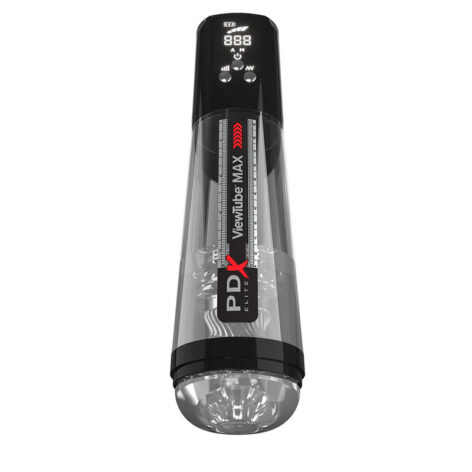 PDX Elite ViewTube Max View See-Thru Suction Stroker