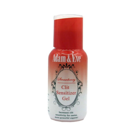 Clit Sensitizer Gel Strawberry 1oz (30ml), Adam & Eve