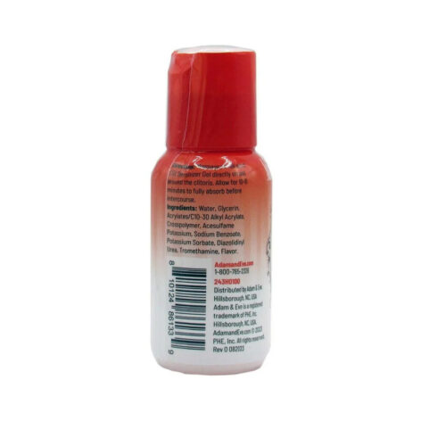 Clit Sensitizer Gel Strawberry 1oz (30ml), Adam & Eve