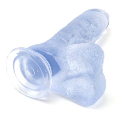 Crystal Jellies 8in Realistic Cock w/Balls Clear, Doc Johnson