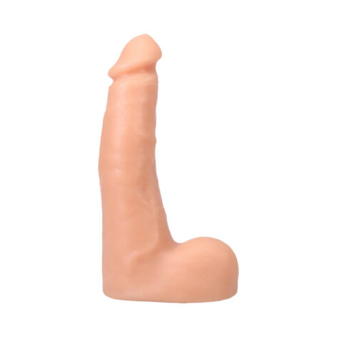 Maximo Garcia Dildo 8.5in UltraSkyn w/Balls Beige, Doc Johnson