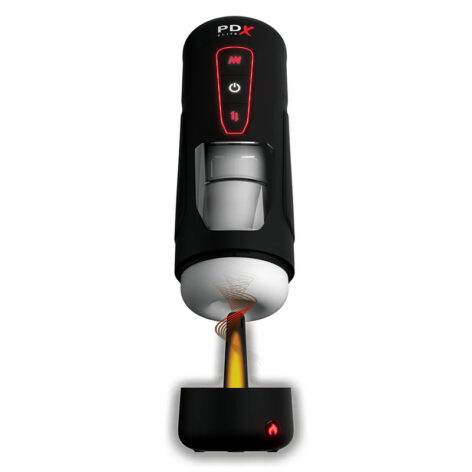 PDX Elite Milk Me Hotter Thrusting Stroker, Pipedream
