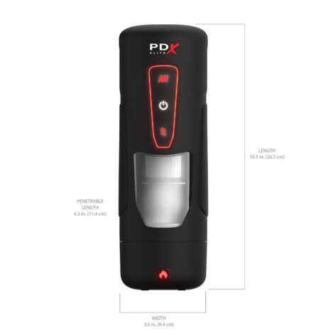 PDX Elite Milk Me Hotter Thrusting Stroker, Pipedream