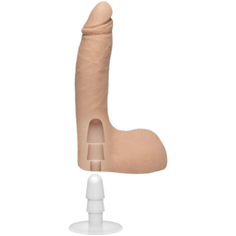 Randy Dildo 8.5in UltraSkyn w/Balls Beige, Doc Johnson