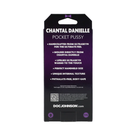 Chantal Danielle Pocket Pussy Stroker Vanilla, Doc Johnson