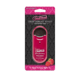 GoodHead Deep Throat Spray To Go Strawberry .33oz, Doc Johnson