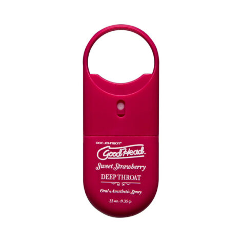 GoodHead Deep Throat Spray To Go Strawberry .33oz, Doc Johnson