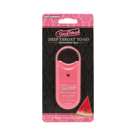 GoodHead Deep Throat Spray To Go Watermelon .33oz, Doc Johnson