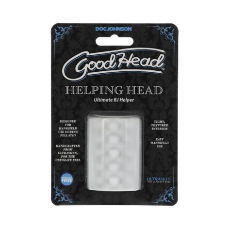 GoodHead Helping Head Ultimate BJ Helper Clear, Doc Johnson