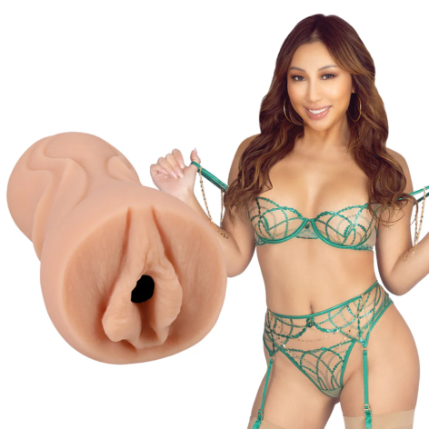 Nicole Doshi Asian Pocket Pussy Stroker Vanilla, Doc Johnson