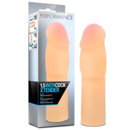 Performance 1.5in Cock Xtender Penis Extender Beige, Blush