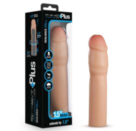 Performance Plus 1.5in Silicone Penis Xtender Beige, Blush