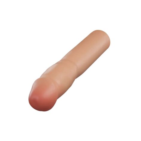 Performance Plus 1.5in Silicone Penis Xtender Beige, Blush