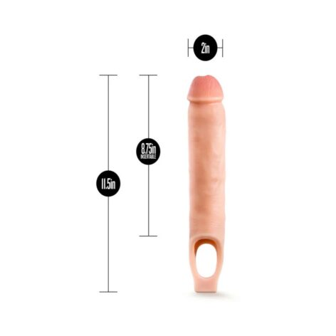 Performance Plus 11.5" Cock Sheath Penis Extender Beige, Blush