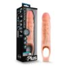 Performance Plus 9in Cock Sheath Penis Extender Beige, Blush