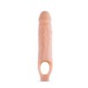 Performance Plus 9in Cock Sheath Penis Extender Beige, Blush