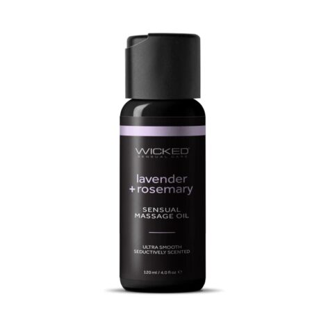 Wicked Lavender & Rosemary Massage Oil 4oz (120ml)