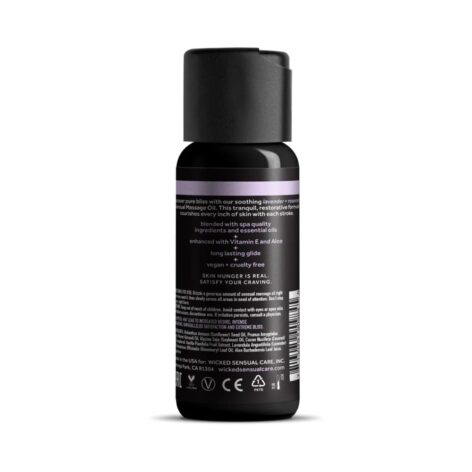 Wicked Lavender & Rosemary Massage Oil 4oz (120ml)