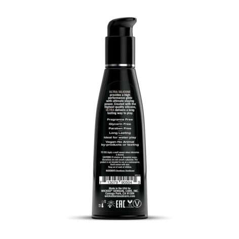 Wicked Ultra Silicone Lubricant 4oz (120ml)
