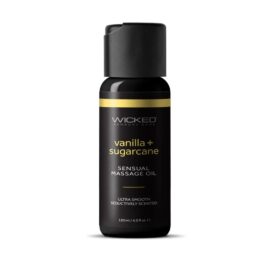 Wicked Vanilla & Sugarcane Massage Oil 4oz (120ml)