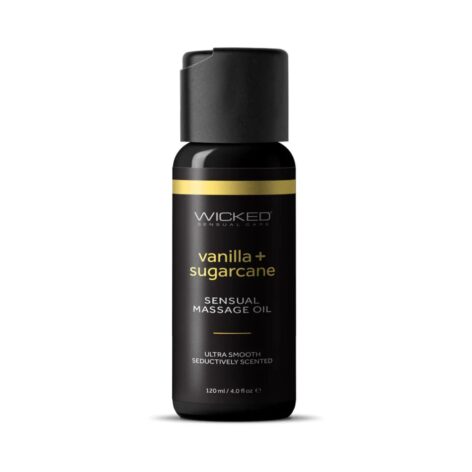 Wicked Vanilla & Sugarcane Massage Oil 4oz (120ml)