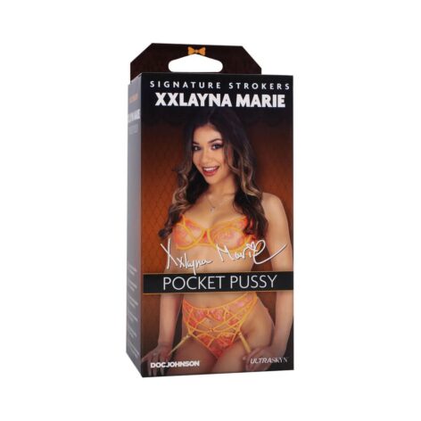 Xxlayna Marie Latina Pocket Pussy Stroker Caramel, Doc Johnson