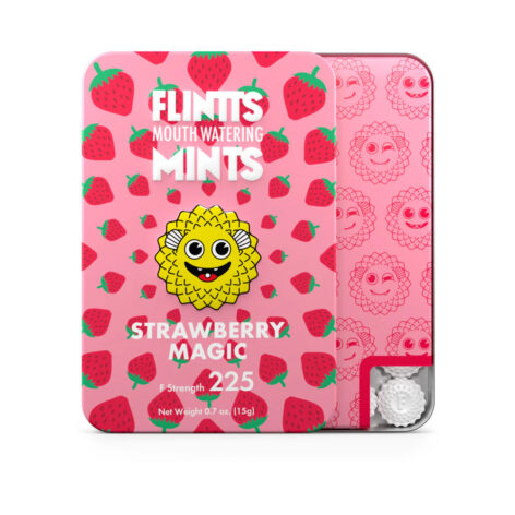Flintts Mouth Watering Mints Strawberry Magic