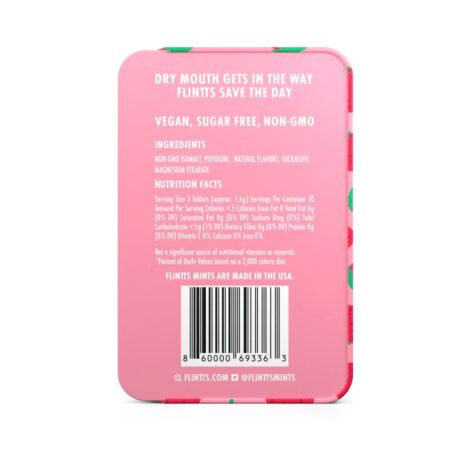 Flintts Mouth Watering Mints Strawberry Magic