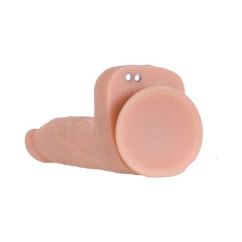 Naked Addiction 8.5" Thrusting Dildo Remote Vanilla, BMS