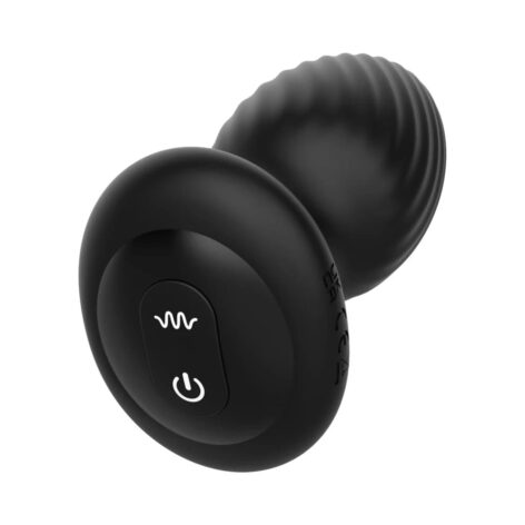 Nexus Tornado Rotating & Vibrating Butt Plug Large Black