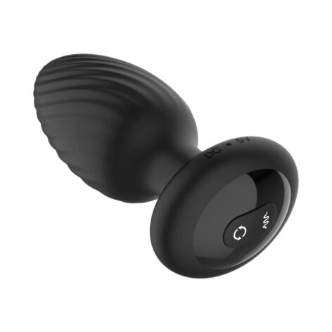 Nexus Tornado Rotating & Vibrating Butt Plug Medium Black