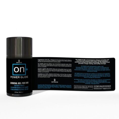 ON Power Glide Arousal Gel For Him 1.7oz (50ml), Sensuva