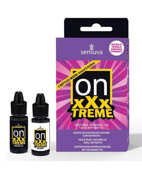 ON XXXtreme Arousal Oil for Her w/Antidote, Sensuva