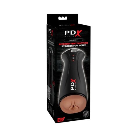 PDX Elite Fuck-Gasm Pussy Stroker Brown, Pipedream