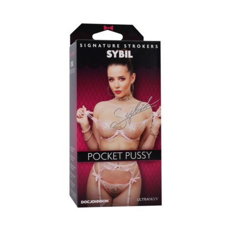 Sybil Pocket Pussy Stroker Vanilla Beige, Doc Johnson