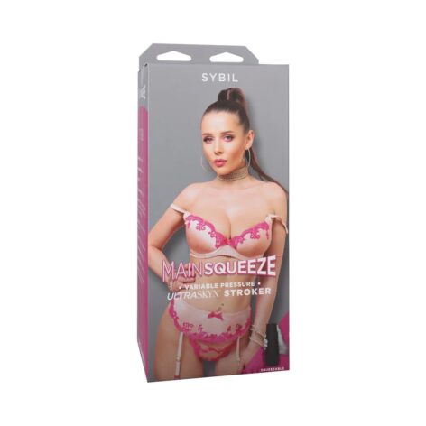 Sybil Pussy Stroker Main Squeeze Vanilla Beige, Doc Johnson