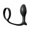 Anal Fantasy Ass-Gasm Cockring Beginners Plug Slim Black